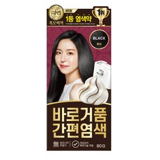 리엔 흑모비책 바로거품 간편 염색약 80g, 흑색, 1개