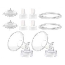 maymom 電動吸乳器4in1全配組 Avent/貝瑞克/優合/馨乃樂部分機型適用 24mm, 1組, 透明色
