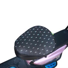 防水電動自行車坐墊套 圓頭, 花, 1個