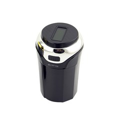 카템 태양열 LED 차량용 재떨이 실버 CT152, 1개
