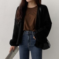 에이와비 여성용 르빈 니트 가디건