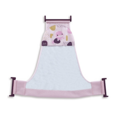 KU.KU Duckbill 酷咕鴨 成長印記可調式安全沐浴網, 1個, 粉色