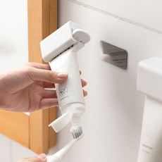 Musikine Home懸浮可拆卸磁吸擠牙膏器, 白色, 1個
