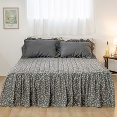누빔프릴스커트침대커버