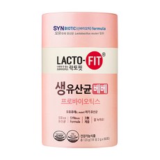 Chong Kun Dang 鍾根堂 LACTO-FIT 益生菌 幼兒款, 60包, 2g, 1罐