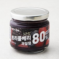 잇츠잼 트리플베리 80% 과일잼, 200g, 1개