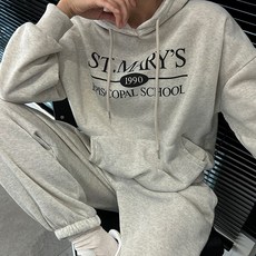 난닝구 여성용 나넬코 기모 트레이닝 상하의 세트