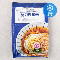 모두의맛집 우동가조쿠 붓가케우동 (냉동), 456g, 1개 - 미츠보시호면