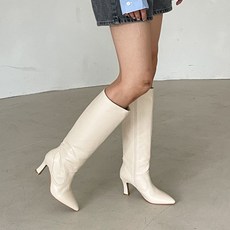 아이보리롱부츠