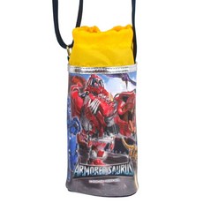 Cocobrain 兒童 Armoredsaurus 戰鬥水壺袋, 黃色
