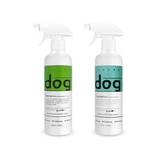 플로랩 강아지 유기농 원료 살균탈취제 레몬그라스향 500ml + 유칼립투스향 500ml, 1세트
