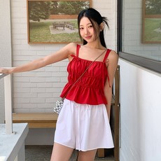 CHICBLACK 女款Uroa可愛棉質蝴蝶結無袖緊身胸衣 cpvt1366k54