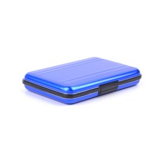 알루미늄 SD 메모리 카드 보관 케이스 블루 SD88