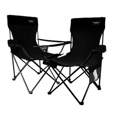 캠핑 의자-추천-버팔로 시크 캠프 체어 2p, 블랙, 1세트