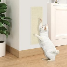 카무라라 고양이 사이잘삼 부착형 스크래쳐 리필형, 아이보리, 2개