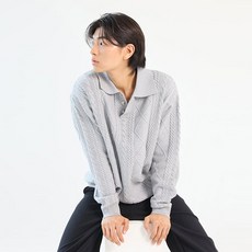 크램프 남성용 빅사이즈클럽 이지워셔블 피셔 니트