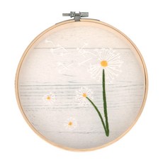 꽃 그림 투명 자수 DIY 패키지, 1개, C