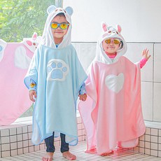 EPLYN 兒童款動物連帽沙灘浴袍 2件組