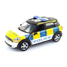 Replicas 1:24 Mini Cooper S Countryman警車版汽車模型 MTX797516PO, 混合顏色
