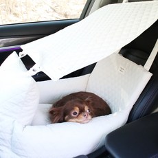 CHOCOPET house 狗狗汽車座椅+遮陽罩組, 1組, 象牙白