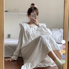 엘쏘 여성용 러블리 리본 공주 잠옷 원피스