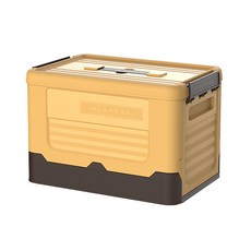 마켓에이 다용도 접이식 컬러 정리함, 옐로우, 1개