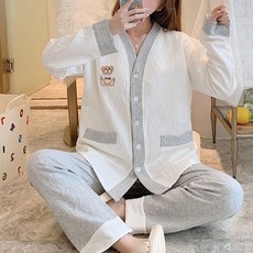 에스텔라 에어코튼 임산부 잠옷 세트 PJM305