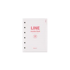 미뉴잇 다이어리 리필 속지 라인 점보, 128매