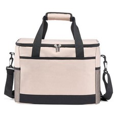 GUNU 심플 피크닉 도시락 보냉가방 30L, 베이지, 1개