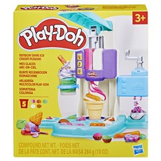 Hasbro 孩之寶 Play-Doh 培樂多 彩虹冰淇淋遊戲組，培養美感和創意，安全材料, 1組