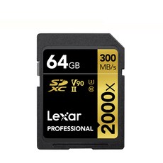 렉사 SD카드 2000배속 UHS-II, 64GB