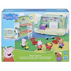 Peppa Pig 粉紅豬小妹 佩佩豬的露營拖車 Set, 10件組, 1盒