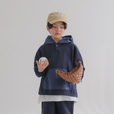 베리클로젯 남아용 제로 아노락 후드티