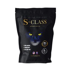 고양이 S-CLASS 벤토나이트 모래, 5kg, 1개