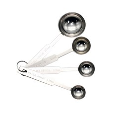 B Home Baking 4種不鏽鋼量匙組 Set, 不鏽鋼廚房用具, 1組