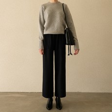 유라고 여성용 이지 울 팬츠