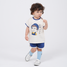 KIDSCOMO 兒童款Mary&Jack短袖上下套裝
