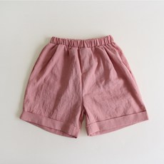 키즈린넨반바지