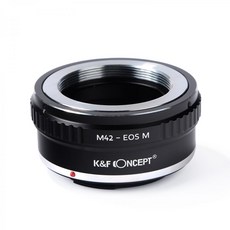 케이앤에프컨셉 M42-EOS M 렌즈변환 어댑터, 1개 - xtreamerav-m4