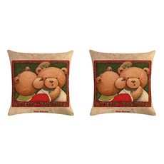 곰돌이쿠션커버