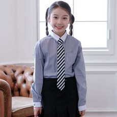 여아검정블라우스