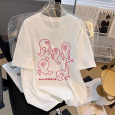 MA 빅사이즈 루즈 캐릭터 반팔 티셔츠