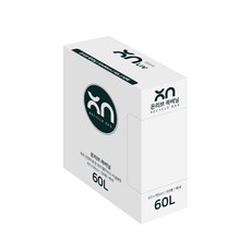 온리브 쏙비닐 재활용 쓰레기봉투 백색 50p, 1개, 60L