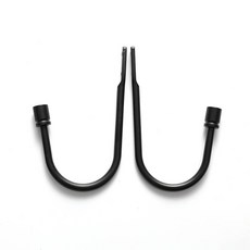 Edenstol Modern Nordic Fussari 鉤子, 2個, 黑色的