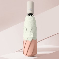 선빛 접이식 심플 무지 자동 손잡이 레이 원클릭 우산