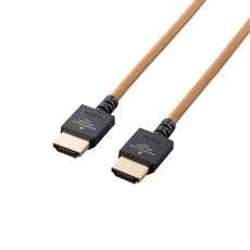 엘레컴 인테리어 4K HDMI 케이블 라이트 브라운 DH-HDP14EY20LB, 1개, 2m