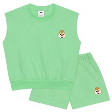 유치원초록넥타이티셔츠