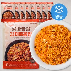 미트리 간편한 닭가슴살 볶음밥 김치 (냉동), 250g, 9팩