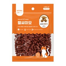 네츄럴랩 고양이 헬씨미요 간식, 혼합맛(비프/오메가3), 100g, 1개