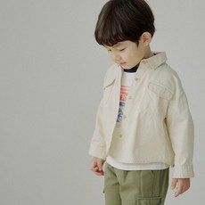 아동용 케쥬얼 오버핏 루즈 남방 셔츠